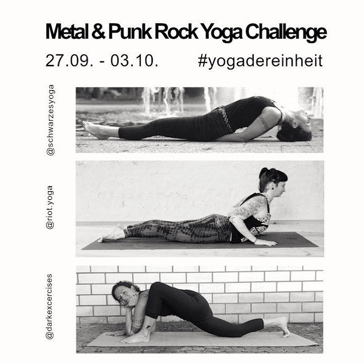 Metal & Punkt Rock Yoga Challenge #yogadereinheit